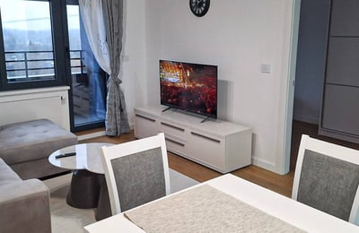 Location d’un appartement lumineux de 2 pièces, 46 m², Block A Residence, Nouveau Belgrade, Serbie